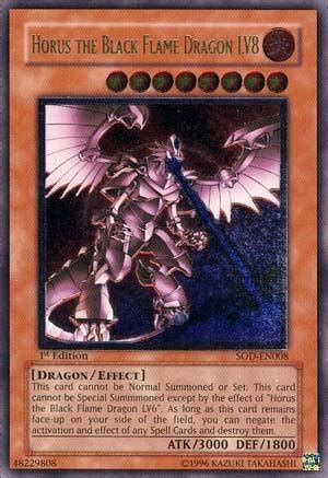 horus the black flame dragon lv8|horus soul of the duelist.